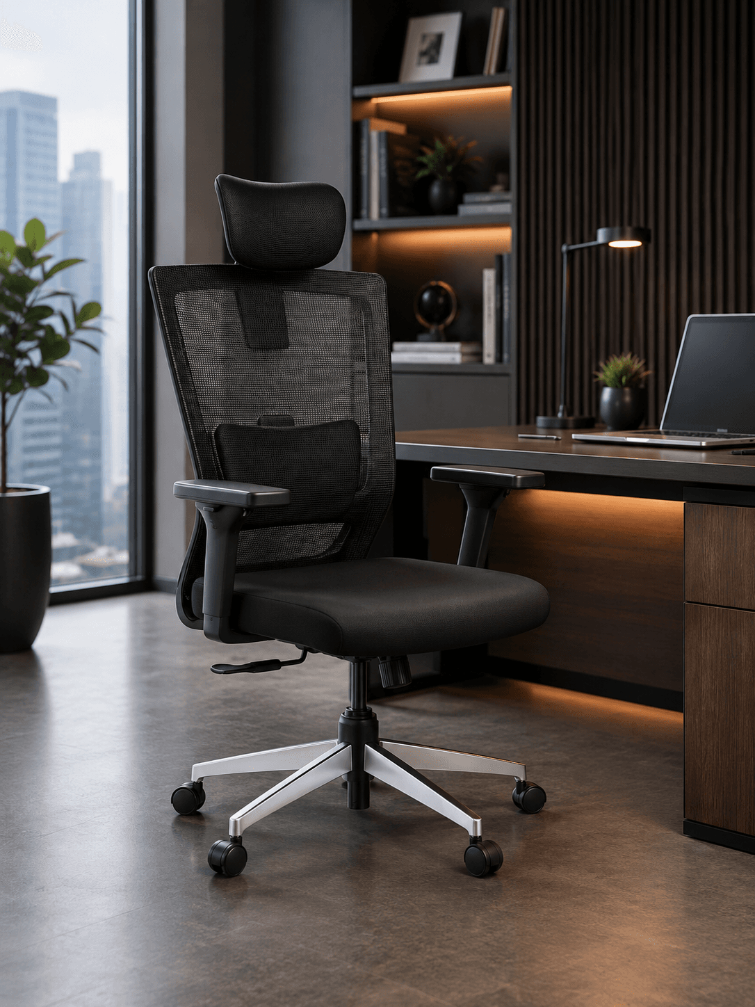 Alpine White Mesh Chair