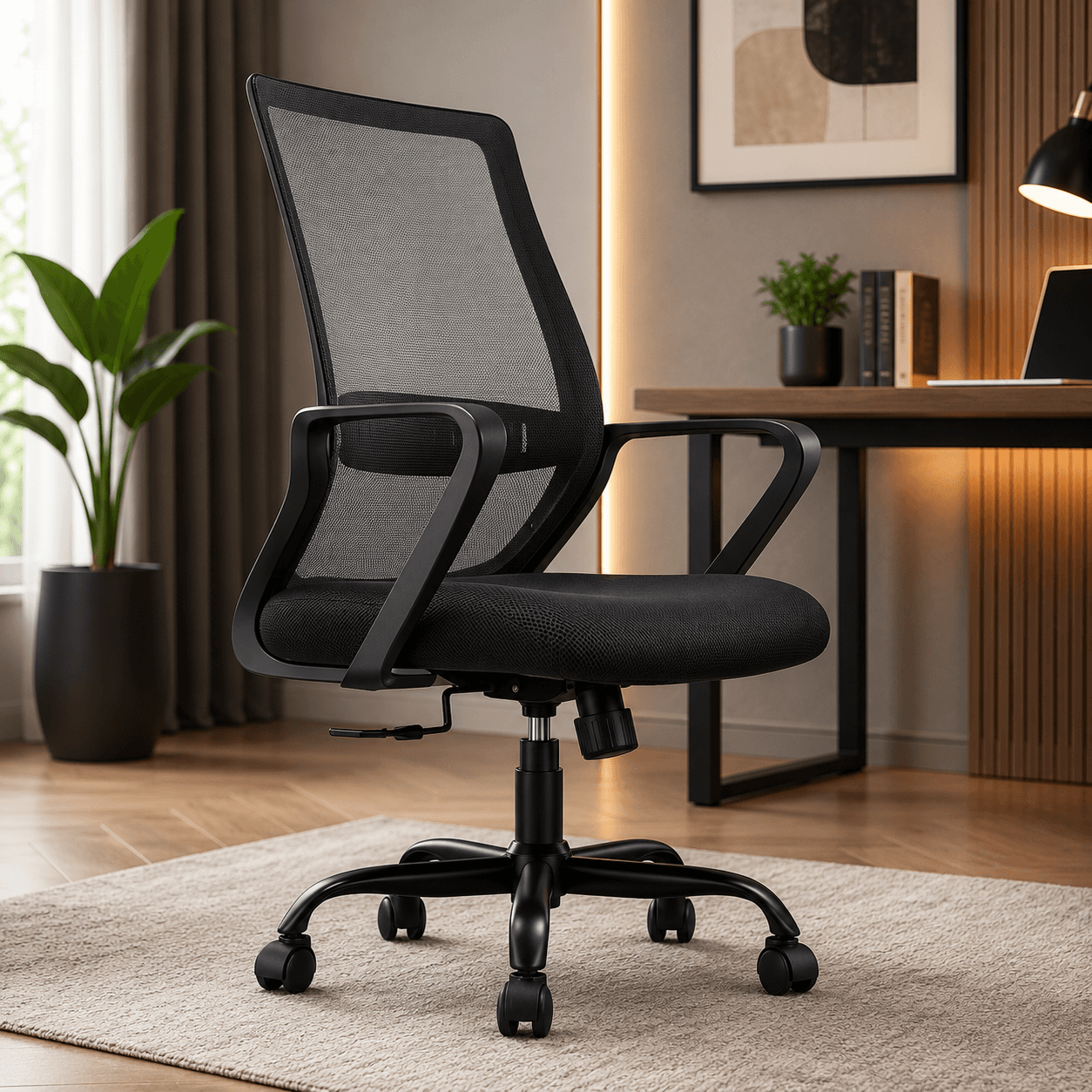 Mesh Ergonomic Chair — Black Edition - View 1